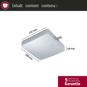 URail ZigBee Mittel-Einspeisung Weiß Smart Home max. 300W