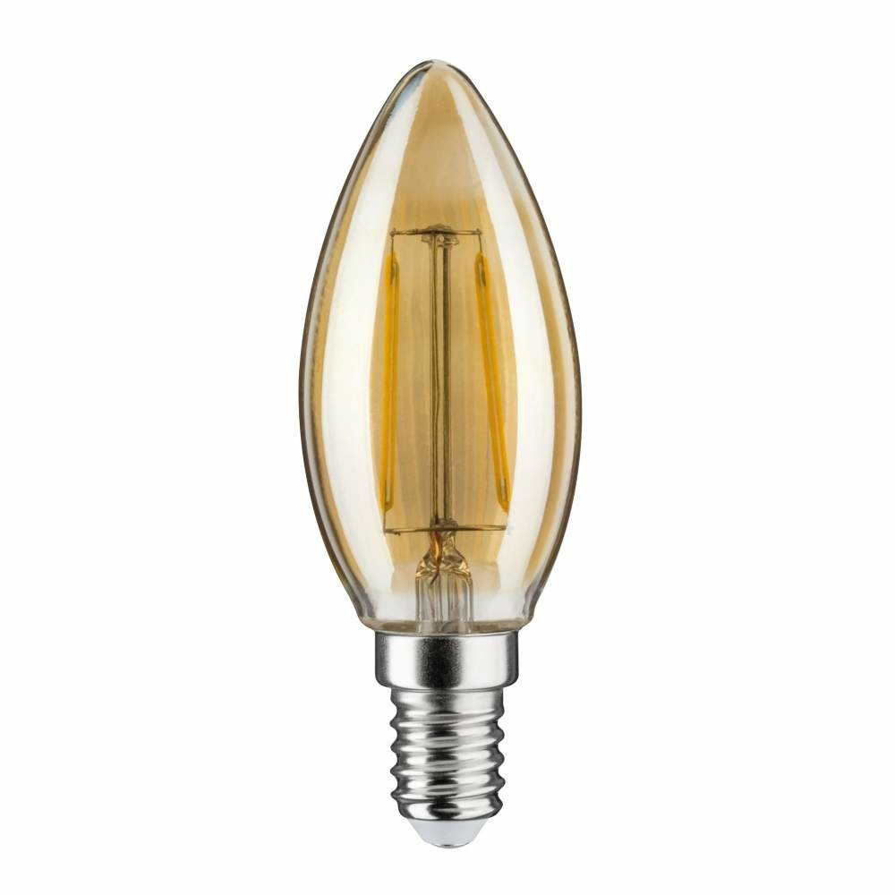 Paulmann 330028740 LED Kerze 2W 1.900K E14 Gold für Plug & Shine Leuchten