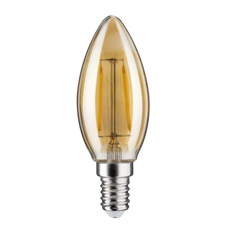 Paulmann LED Kerze 2W 1.900K E14 Gold für Plug & Shine Leuchten