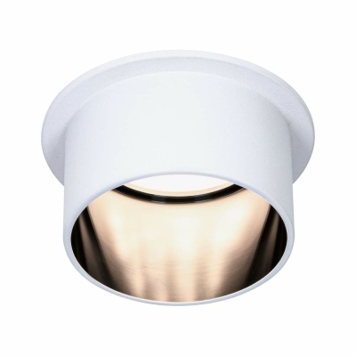 Paulmann Einbauleuchte LED Gil 6W Weiß matt#Schwarz matt IP44 2.700K 3-Stufen-dimmbar