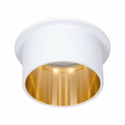Einbauleuchte LED Gil 6W Weiß matt#Gold IP44 2.700K 3-Stufen-dimmbar