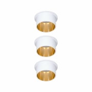 Einbauleuchte LED Gil 6W Weiß matt#Gold IP44 2.700K 3-Stufen-dimmbar
