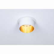 Einbauleuchte LED Gil 6W Weiß matt#Gold IP44 2.700K 3-Stufen-dimmbar