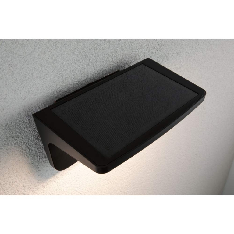 Paulmann Outdoor Solar LED-Wandleuchte Cyrus anthrazit mit Bewegungsmelder IP44 350lm 3000K