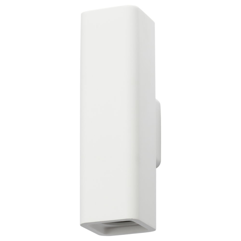 famlights famlights | Gipswandleuchte Thorsten in Weiß GU10 max. 2 x 35W