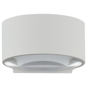 famlights | LED Wandleuchte Hudson Aluminium in Weiß