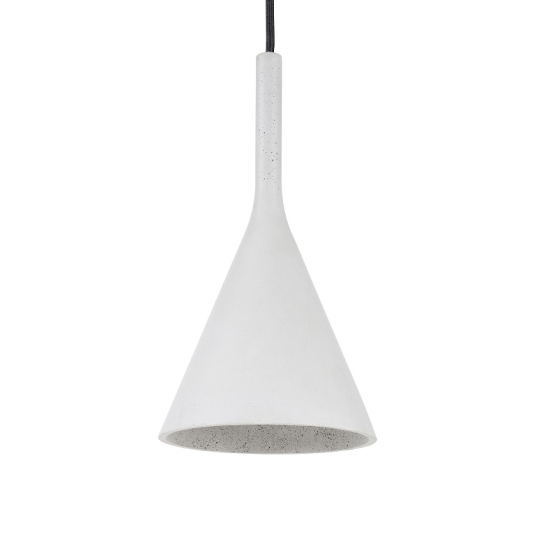 famlights famlights | Betonpendelleuchte Gerrit in Grau E27 max. 40W