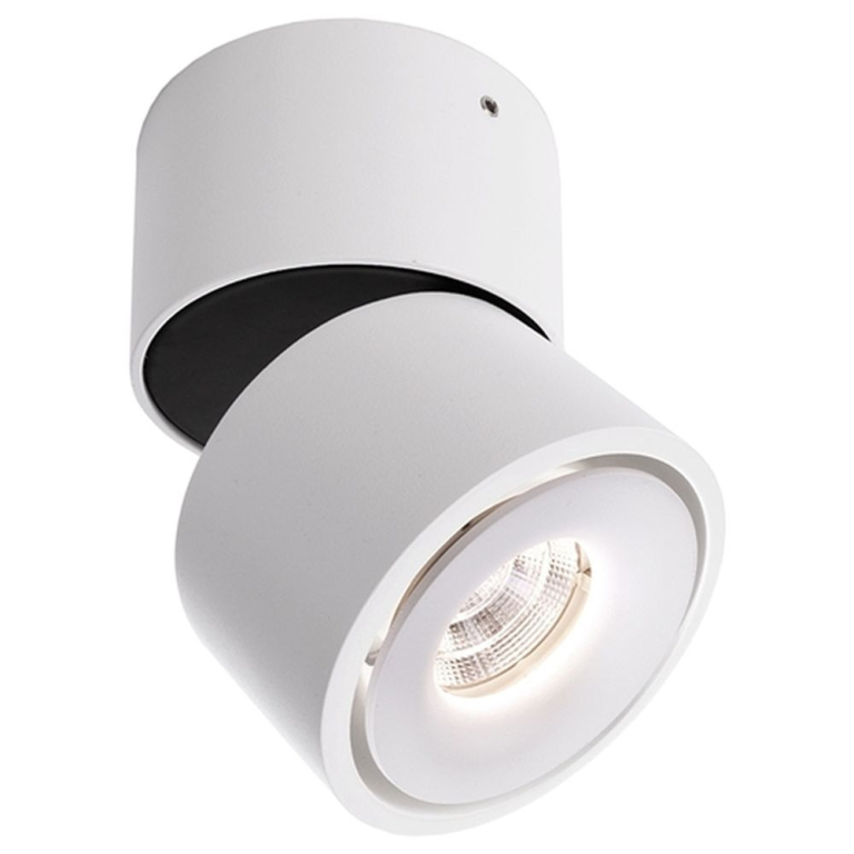 famlights famlights | LED Aufbauspot Ben aus Metall in Weiß
