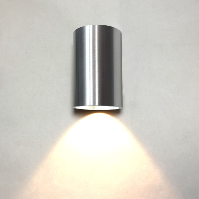 famlights famlights | LED Außenwandleuchte Moritz Aluminium in Aluminium