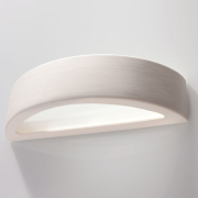 famlights | Wandleuchte Aaron aus Keramik in Weiß E27 max. 60W