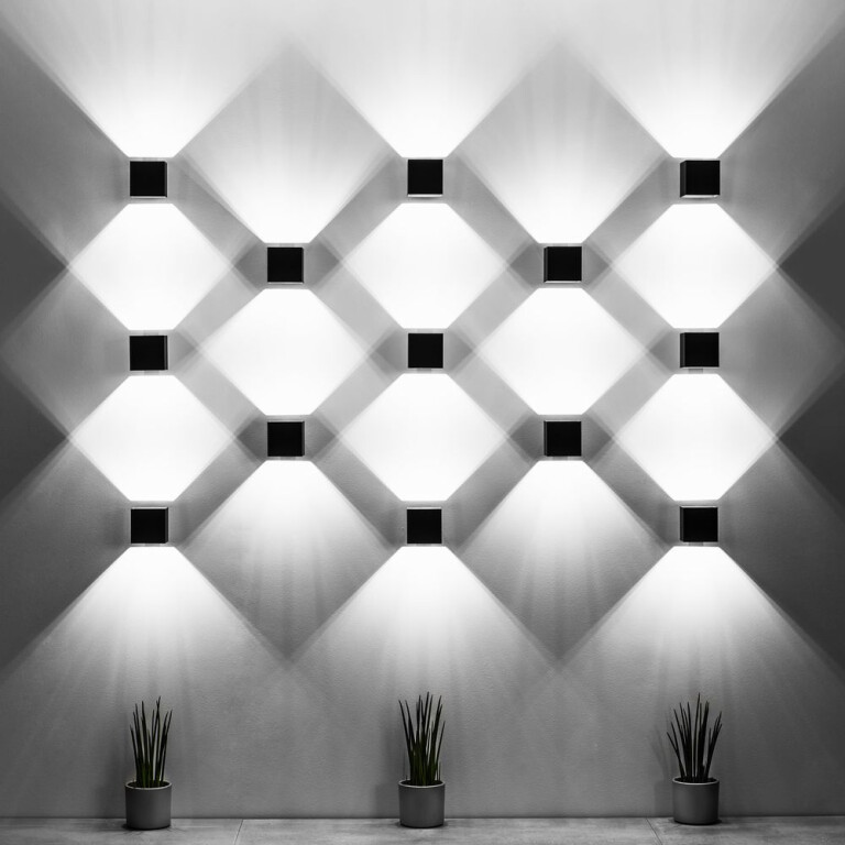 famlights famlights | Wandleuchte Alicia aus Aluminium in Schwarz G9 max. 40W