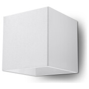 famlights | Wandleuchte Alicia aus Aluminium in Weiß G9 max. 40W