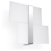 famlights | Wandleuchte Anton aus Glas in Weiß G9 max. 2 x 40W