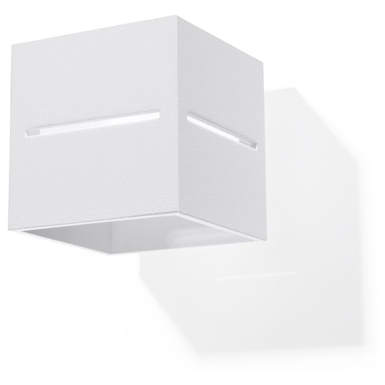 famlights famlights | Wandleuchte Esther aus Aluminium in Weiß G9 max. 40W