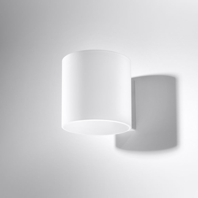 famlights famlights | Wandleuchte Benedict aus Glas in Weiß G9 max. 40W