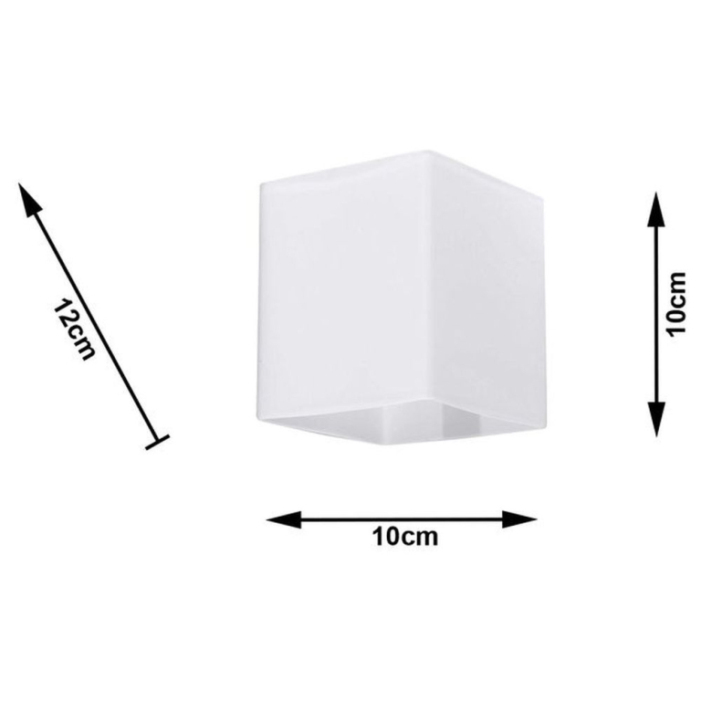 famlights famlights | Wandleuchte Benjamin aus Glas in Weiß G9 max. 40W