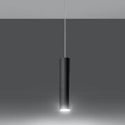 famlights | Pendelleuchte Brian aus Stahl in Schwarz GU10 max. 40W