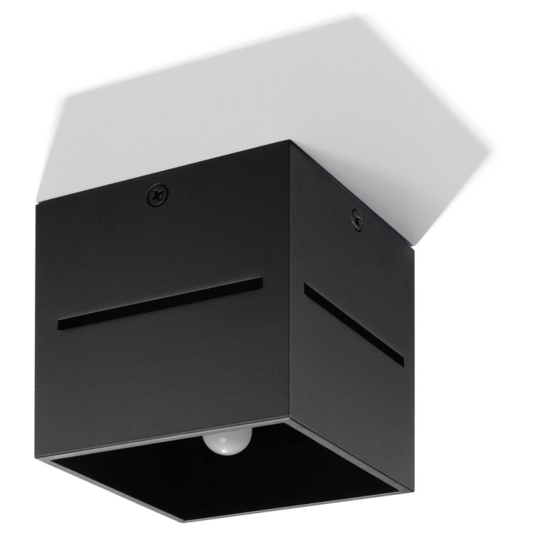 famlights famlights | Deckenaufbauleuchte Esther aus Aluminium in Schwarz G9 1 x 40 W