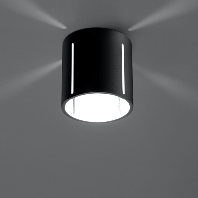 famlights famlights | Deckenleuchte Yannis aus Aluminium in Schwarz G9 1 x 40 W