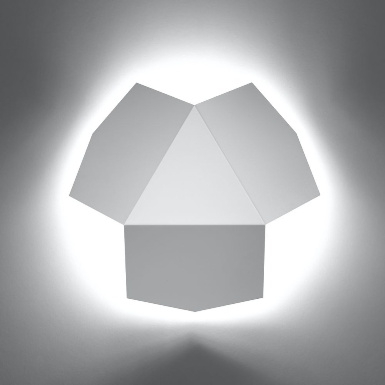 famlights famlights | Wandleuchte Josephine aus Stahl in Weiß G9 2 x 40 W