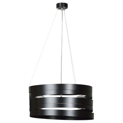 famlights famlights | Pendelleuchte Lennard aus Metall in Schwarz 3xE27 max.60W