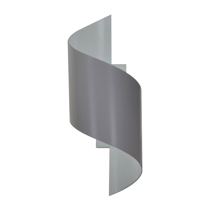 famlights | Wandleuchte Tessa aus Metall in Grau G9 max.20W
