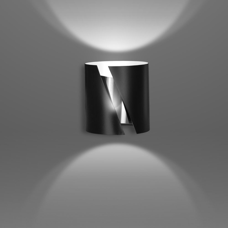 famlights famlights | Wandleuchte Paul aus Metall in Schwarz G9 max.20W