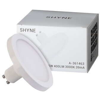 SHYNE | LED GU10 Panelleuchtmittel, 90mm, dimmbar in Weiß