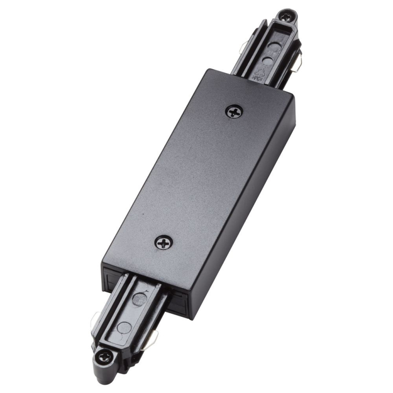 famlights famlights | 1-Phasen Schienensystem-Set 2 Meter inkl. 3 Spots in Schwarz GU10