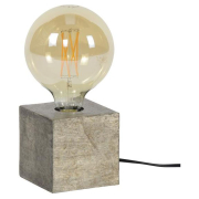 famlights | Tischleuchte Mira in Nickel E27
