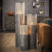 famlights | Stehleuchte Dante in Grau E27 900mm