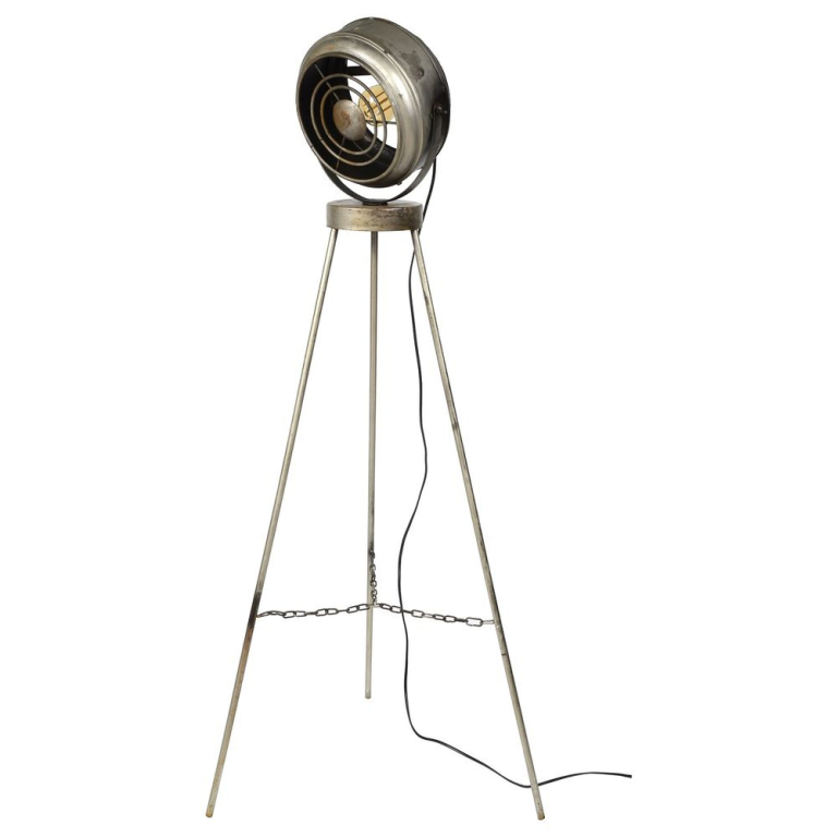 famlights | Stehleuchte Leo in Silber E27 1330mm