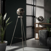 famlights | Stehleuchte Leo in Silber E27 1330mm