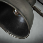 famlights | Tischleuchte Kian in Silber E27