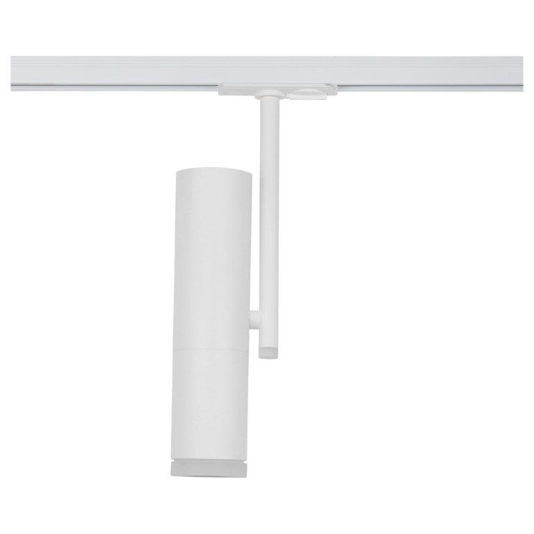 famlights famlights | 1-Phasen Schienenspot Fiete GU10 aus Metall in Weiß dreh- und schwenkbar