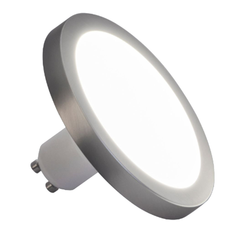 famlights famlights | 1-Phasen Schienensystem-Set in Silber 2 Meter inkl. 3 Spots inkl. Leuchtmittel