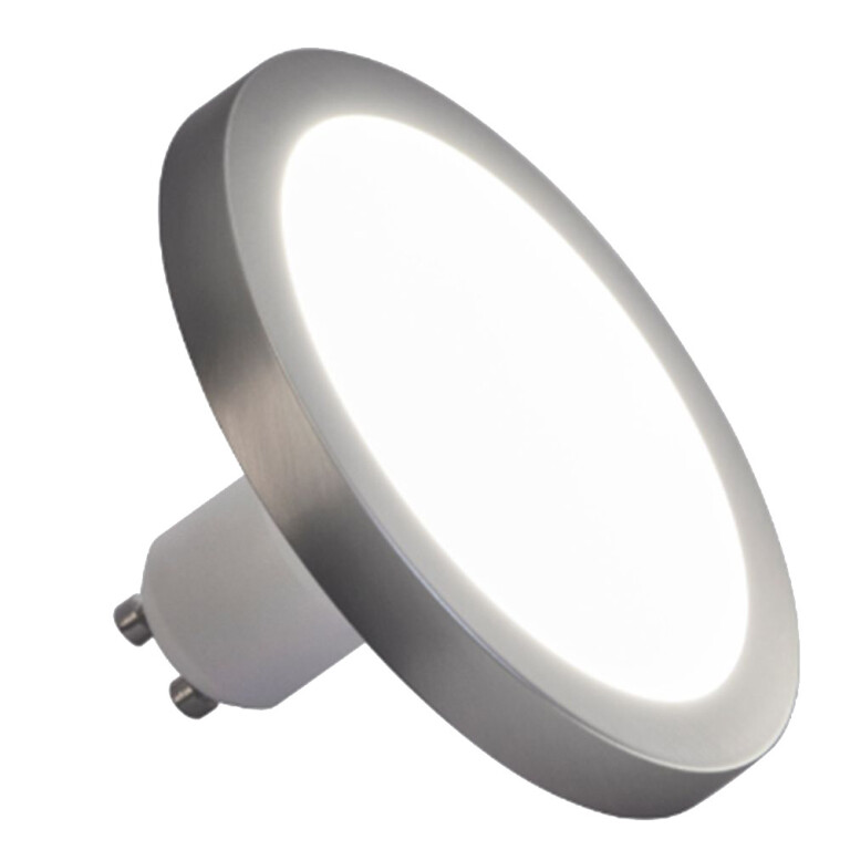 famlights famlights | 1-Phasen Schienensystem-Set in Schwarz und Silber 2 Meter inkl. 3 Spots inkl. Leuchtmittel