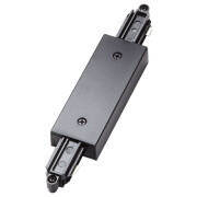 famlights | 1-Phasen Schienensystem-Set in Schwarz und Silber 2 Meter inkl. 3 Spots inkl. Leuchtmittel