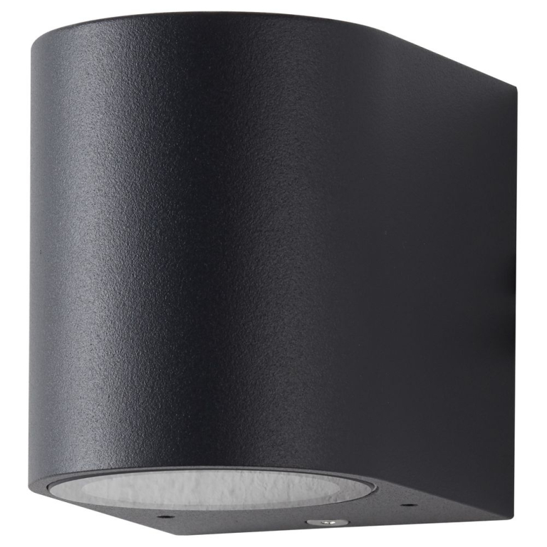 famlights famlights | Außenwandleuchte Konrad aus Aluminium in Anthrazit GU10
