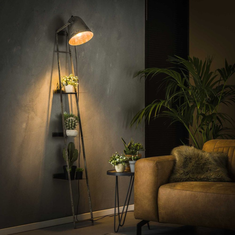 famlights | Wandregalleuchte Hector in Silber E27