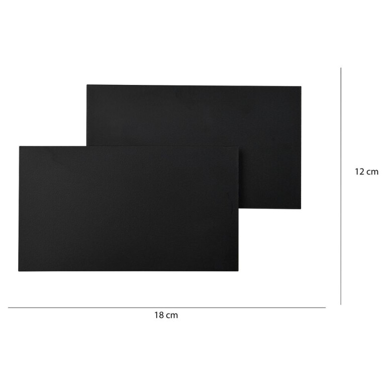 famlights | Wandleuchte Penelope in Schwarz G9