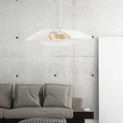 famlights | Pendelleuchte Veit in Weiß 2xE27