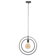 famlights | Pendelleuchte Henrik in Grau E27