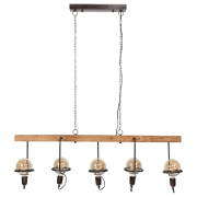 famlights | Pendelleuchte Noel aus Holz E27