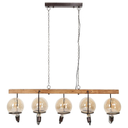 famlights | Pendelleuchte Noel aus Holz E27