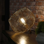 famlights | Tischleuchte Gustav in Gold E27