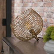 famlights | Tischleuchte Gustav in Gold E27
