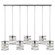 famlights | Pendelleuchte Melissa in Aluminium E27 5-flammig