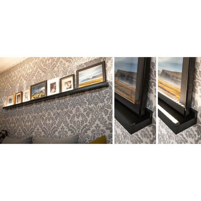 Paulmann Base Profil 1m mit schwarzem Diffusor eloxiert