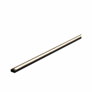 Base Profil 1m mit schwarzem Diffusor eloxiert
